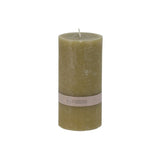 Home & Styling Candle Pillar 7X17Cm Olive
