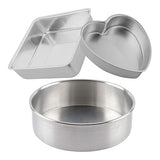 Jasco Spring Form Set 3Pcs 3 Shapes - Silver