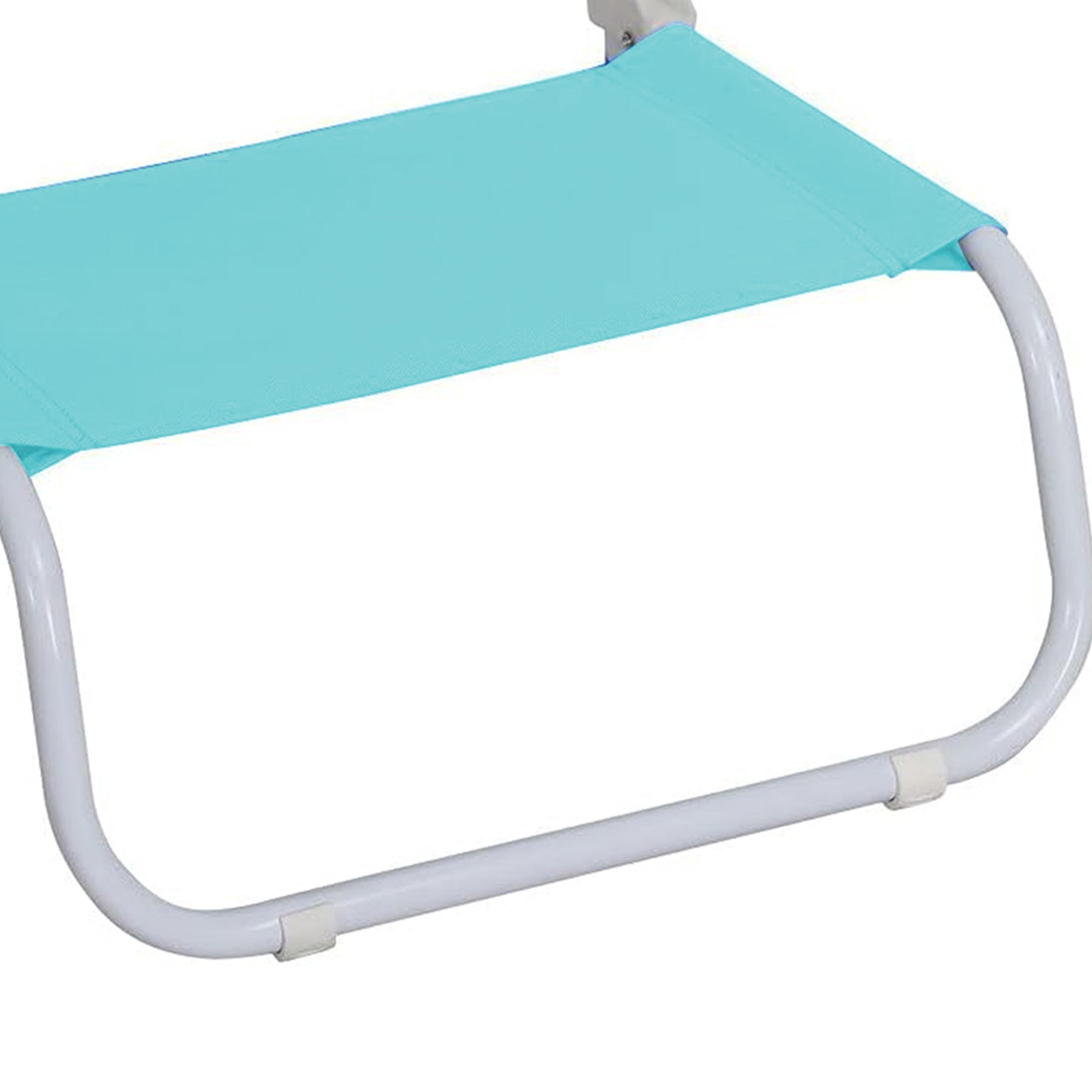 كرسي شاطئ أرضي قابل للطي ،لون أزرق فاتح الحجم: 50x45x50سم