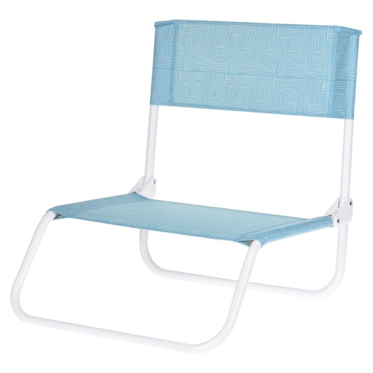 كرسي شاطئ أرضي قابل للطي ،لون  أخضر فاتح الحجم: 50x45x50سم