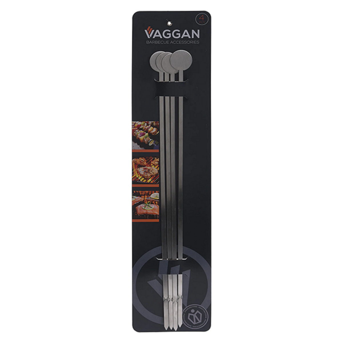 4pcs BBQ skewer