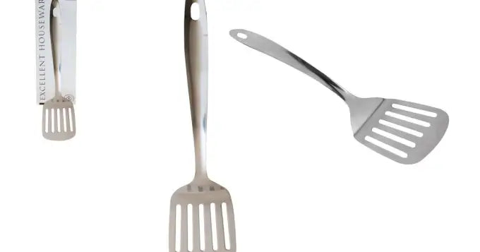 Excellent Houseware Slotted Turner 32Cm-Silver