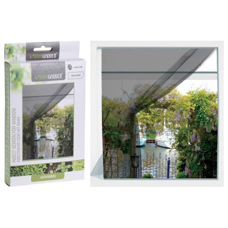 Pro Garden Insect Screen For Window-Black