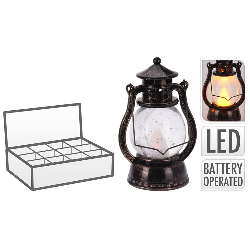 Oil Lamp Lantern 12Cm 4Asstd - Multicolor