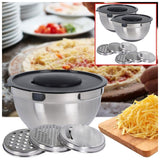 Excellent Houseware Mixingbowl Set Stainless Steel-Silver