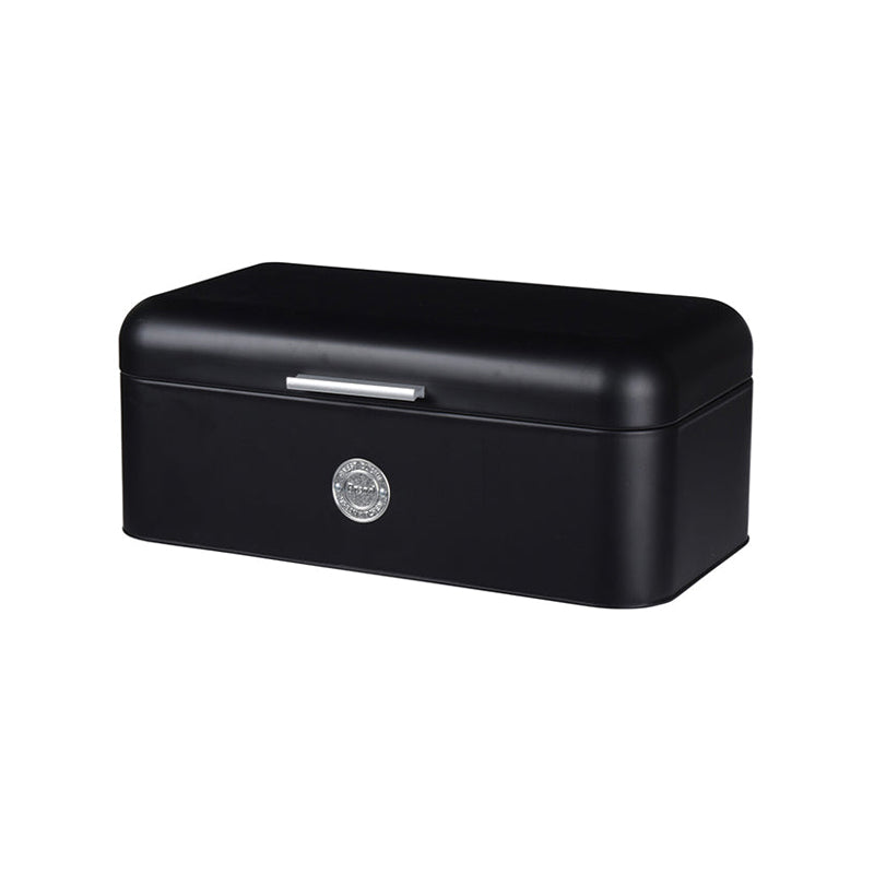 Bread Bin Metal Black