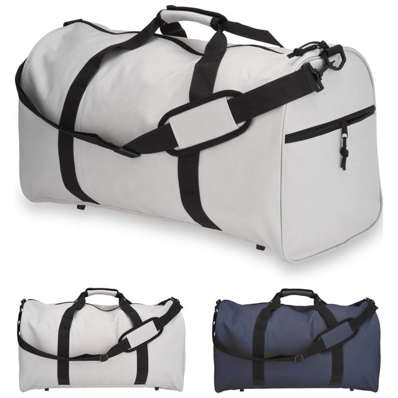 Sports Bag 56X30X27Cm Grey&White