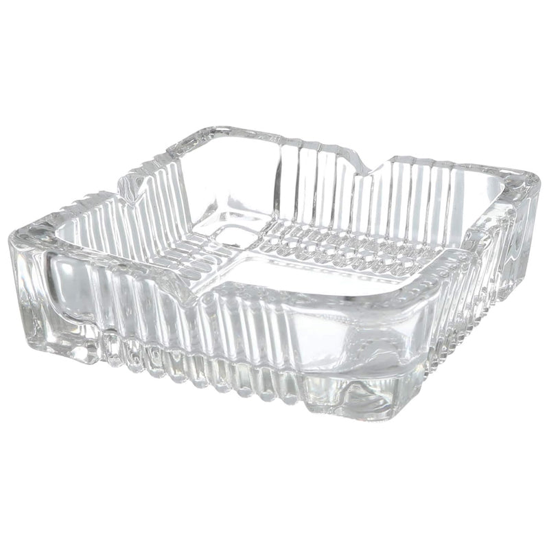 Ashtray Glass 100X100Xh35Mm -Clear