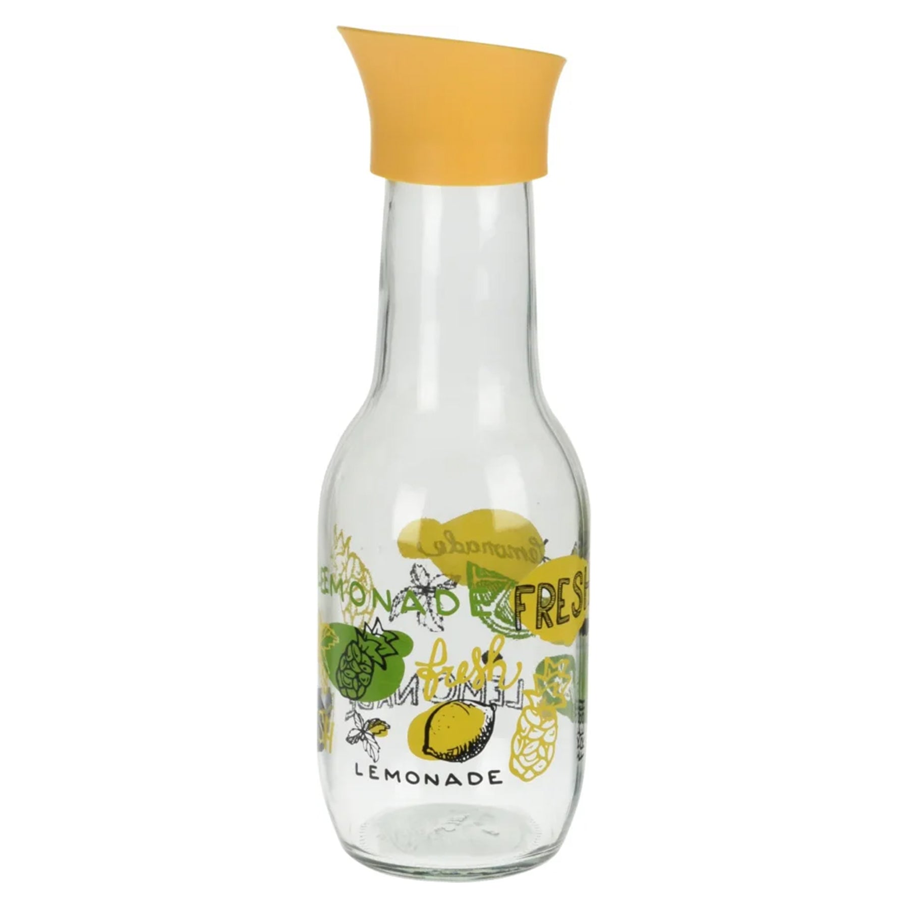 Glass Pitcher - Lemon print