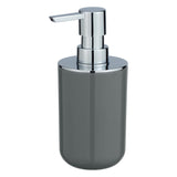 Posa Liquid Soap Dispenser 0.33 L, 7 x 16,5 x 8 cm, Grey/Chrome