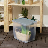 Multipurpose Storage Box with lid - Blue