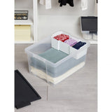 Storage Basket 35 L - Clear&  Black
