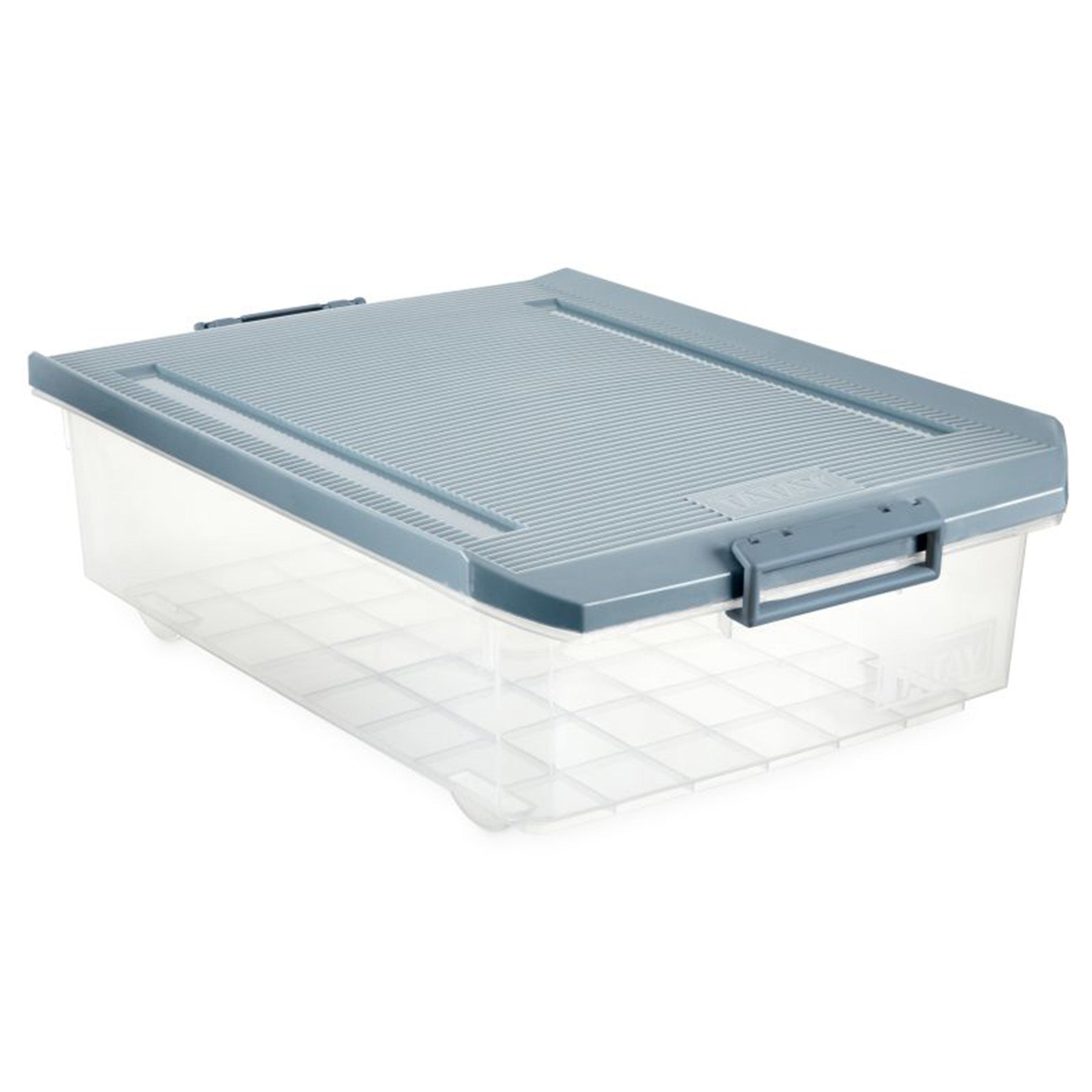 Under bed storage box with wheels