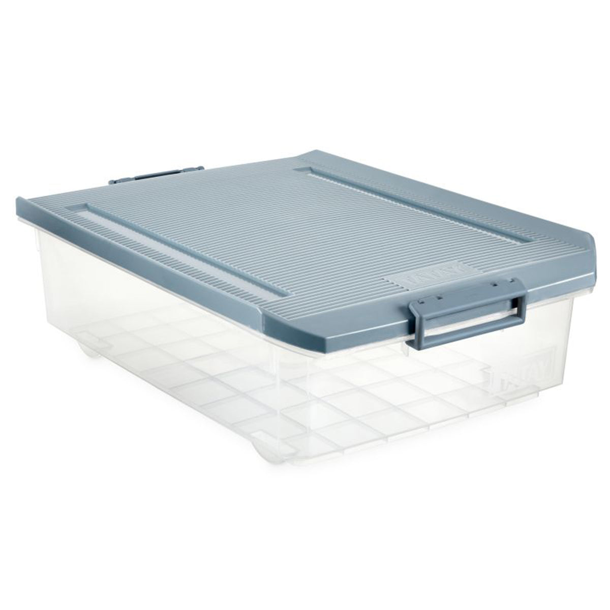 Under bed storage box with wheels