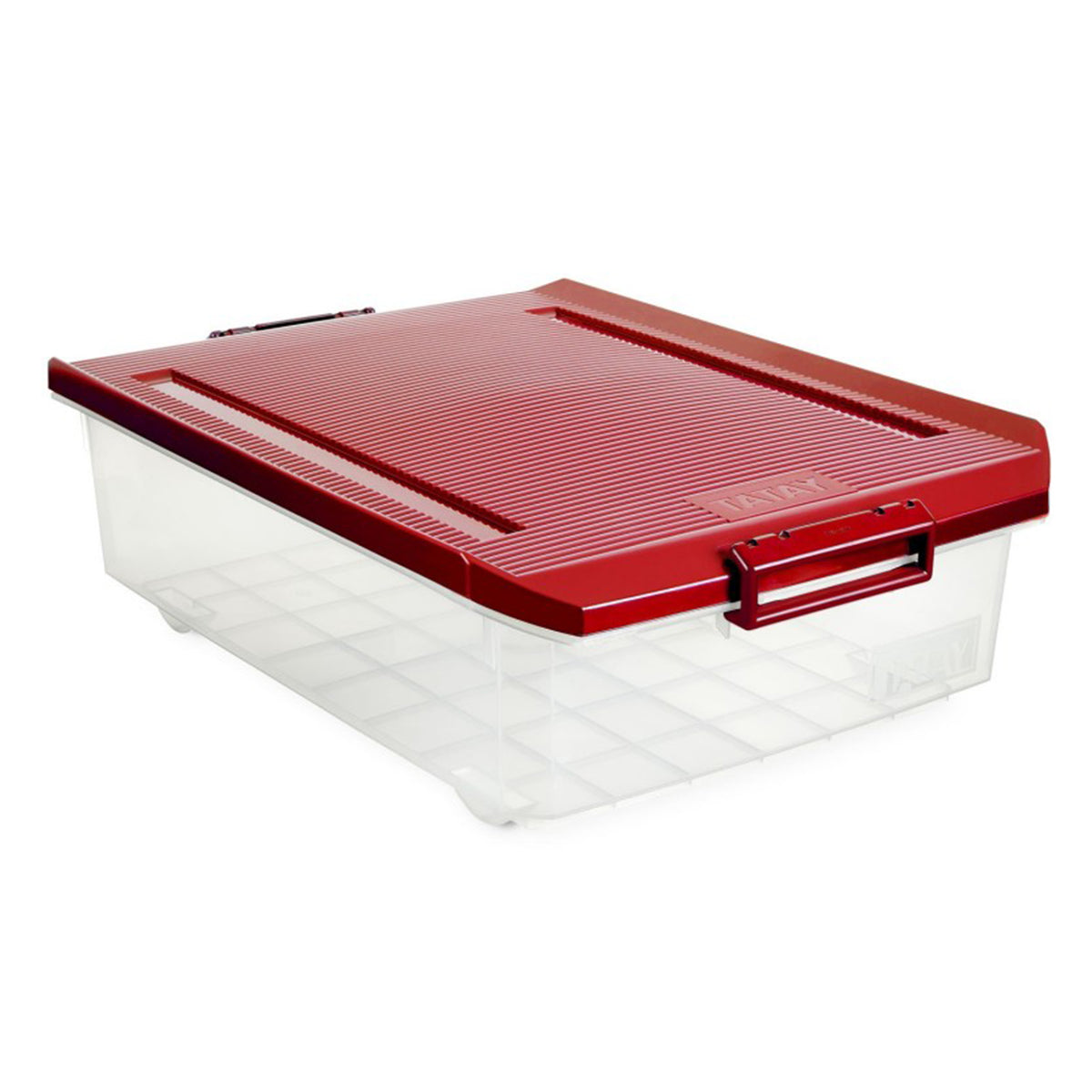 Underbed storage box with wheels