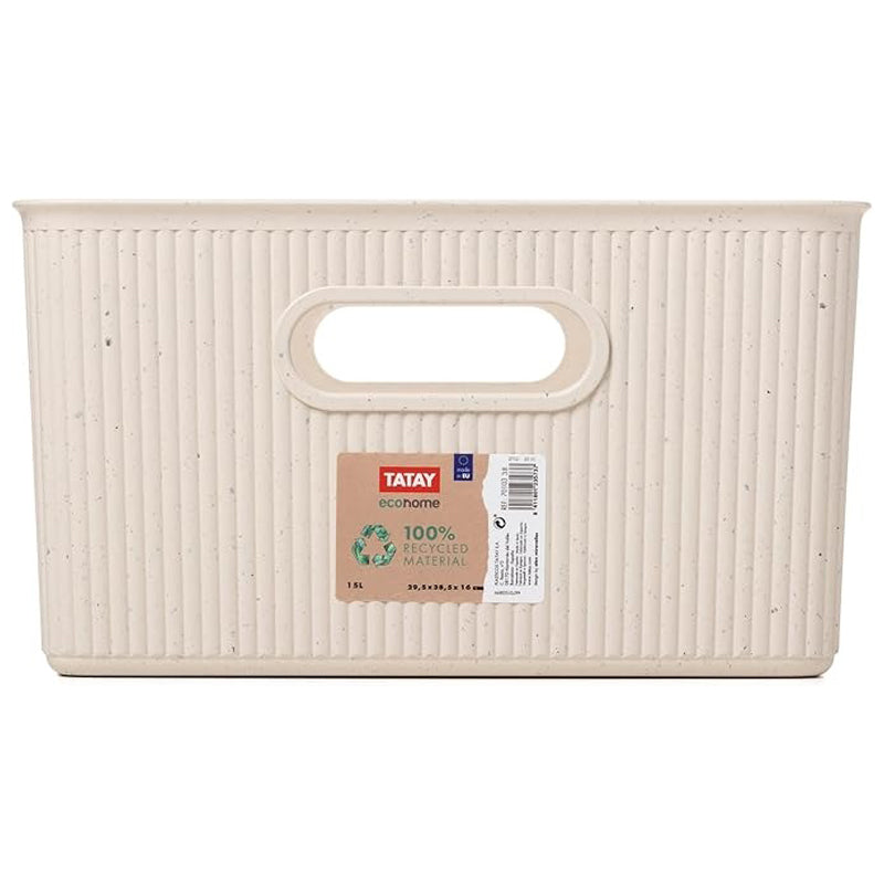 Tatay Storage Basket L 15L Baobab Ecohome- Beige