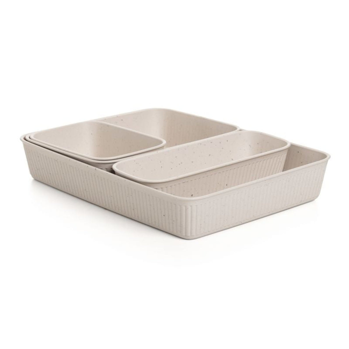 4pcs organizer set  A6+A5+A4- Beige