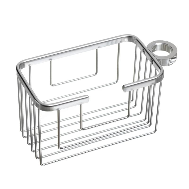 Caddy For Shower Bars Aluminium - Silver