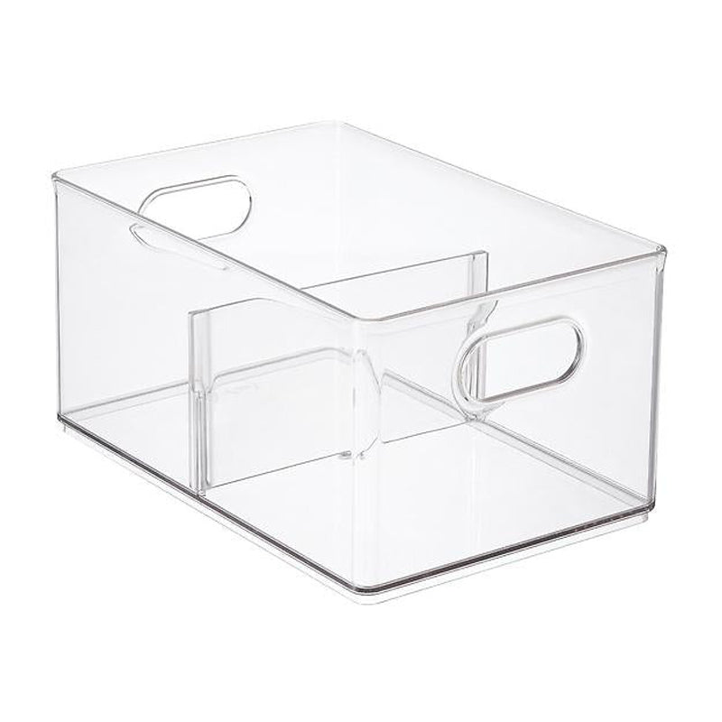 Idesign The Home Edit Divided Freezer Bin -Clear