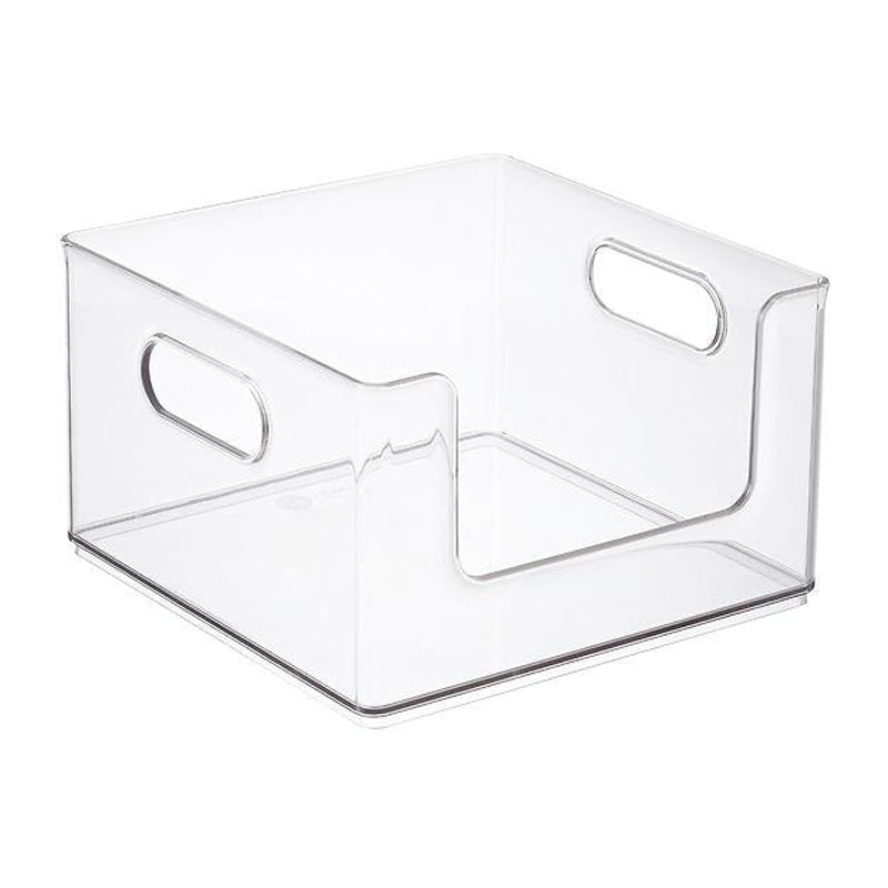 Idesign The Home Edit Open Front Stacking Pantry Bin -Clear