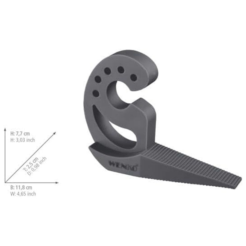 Wenko Multi-Stop Door And Window Stopper -Grey