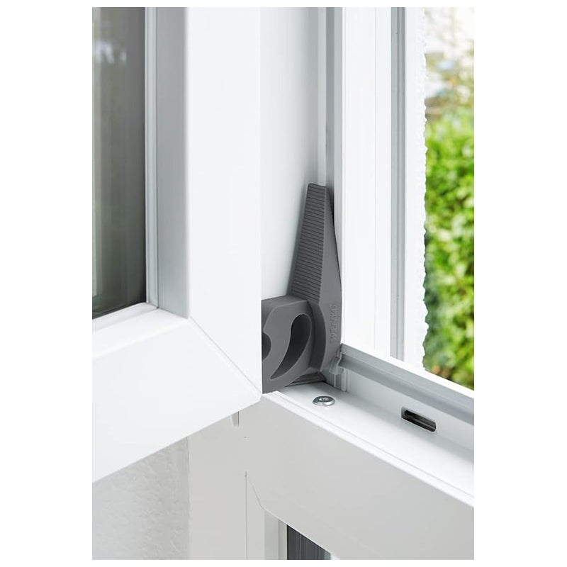 Wenko Multi-Stop Door And Window Stopper -Grey