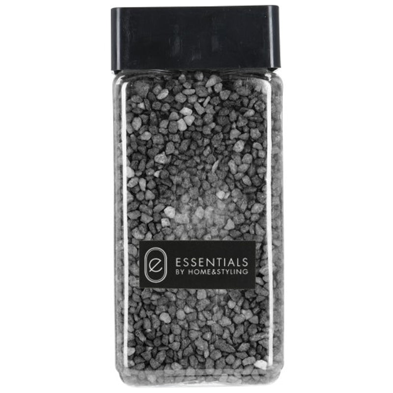 Stone Decoration 550Ml Dark Grey