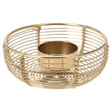 Tealight Holder Iron Woven