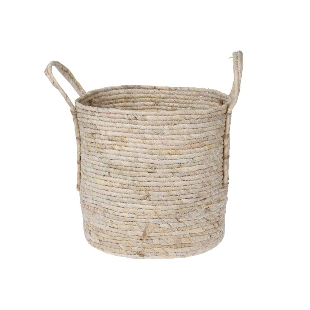 Round Basket Large - Beige