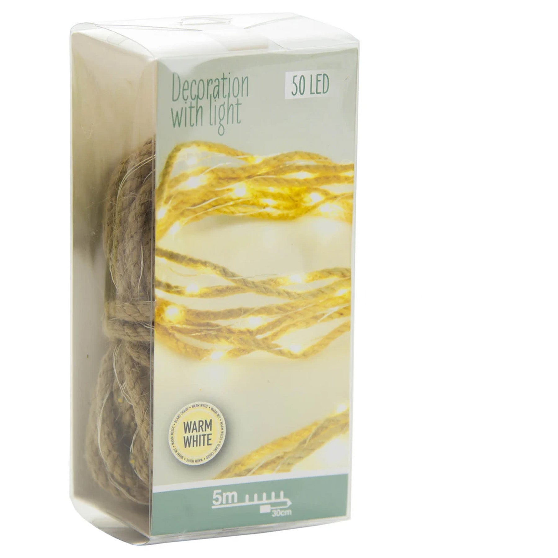 Decorative rope 5 Meters - Warm white LED