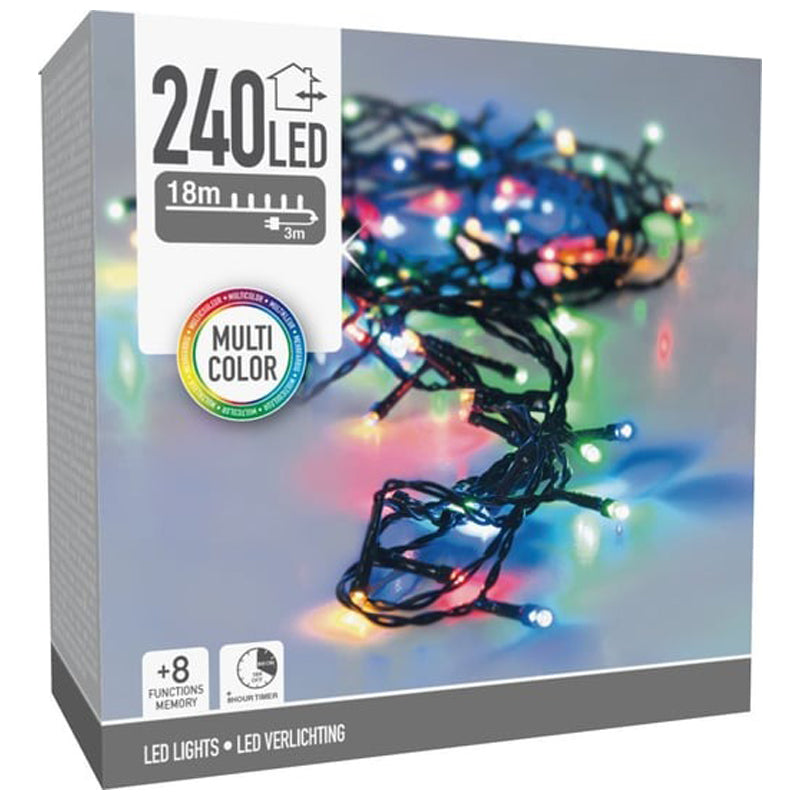 Koopman Led Lights 240 Multi Bs Plug - Multi-Color