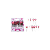 13Pcs Birthday Candles-Rose