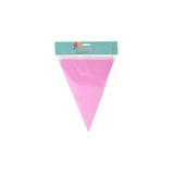 Party Flags Line 600Cm 25 Flags-Pink