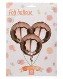 10Pc Balloon Foil Round 46Cm - Pink