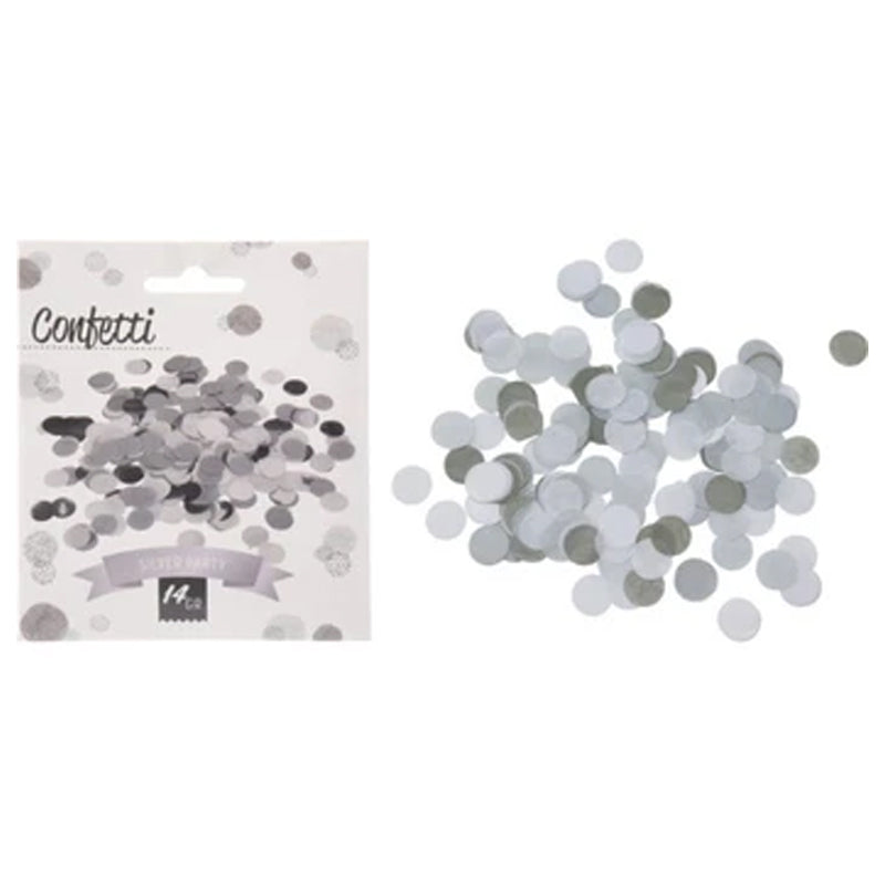 Decorations Confetti 1,5-2,5Cm 14Gr - Silver