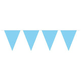 Mini Blue Baby Bunting – 3 Metres With 12 Triangle Flags
