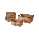 Bistro Storage Box Set-Wooden