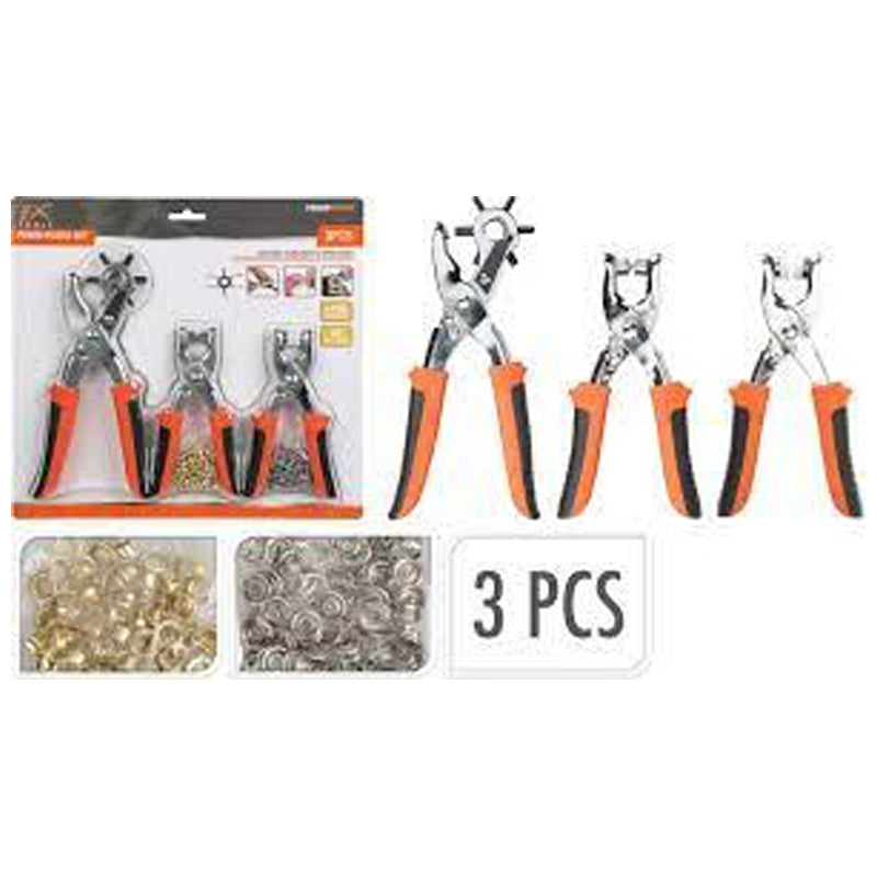 Somafix Hole Punch And Grommet Set -Orange