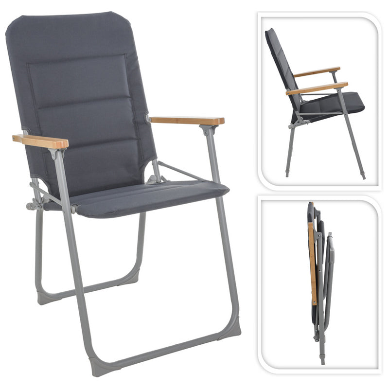 Camping Chair 62X55X92Cm Grey