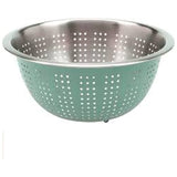 Stainless Steel Colander 24Cm - Green