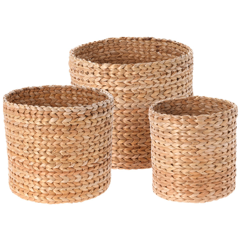 Koopman Banana Fibre Basket Medium-Wooden