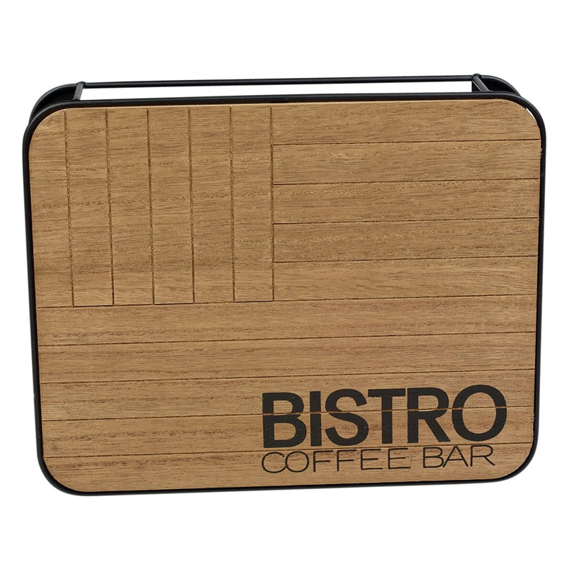 Urbn-Chef Coffee Pods Holder 30X24X6Cm-Black & Brown