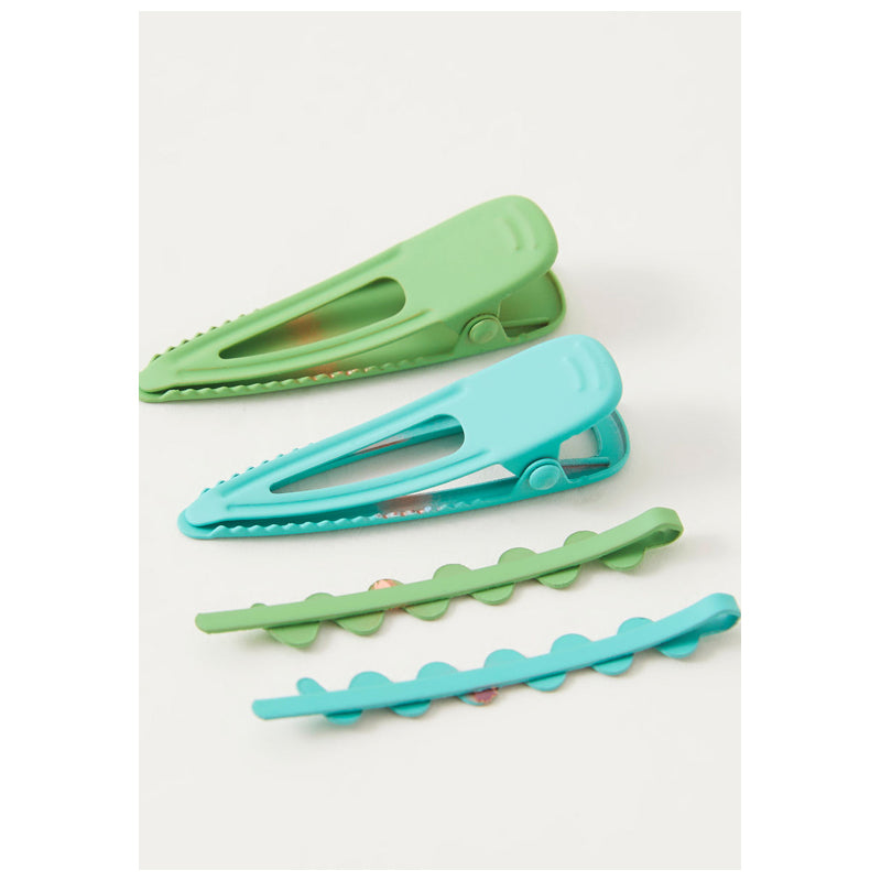 4Pc Hair Clip Metal 45Mm Set