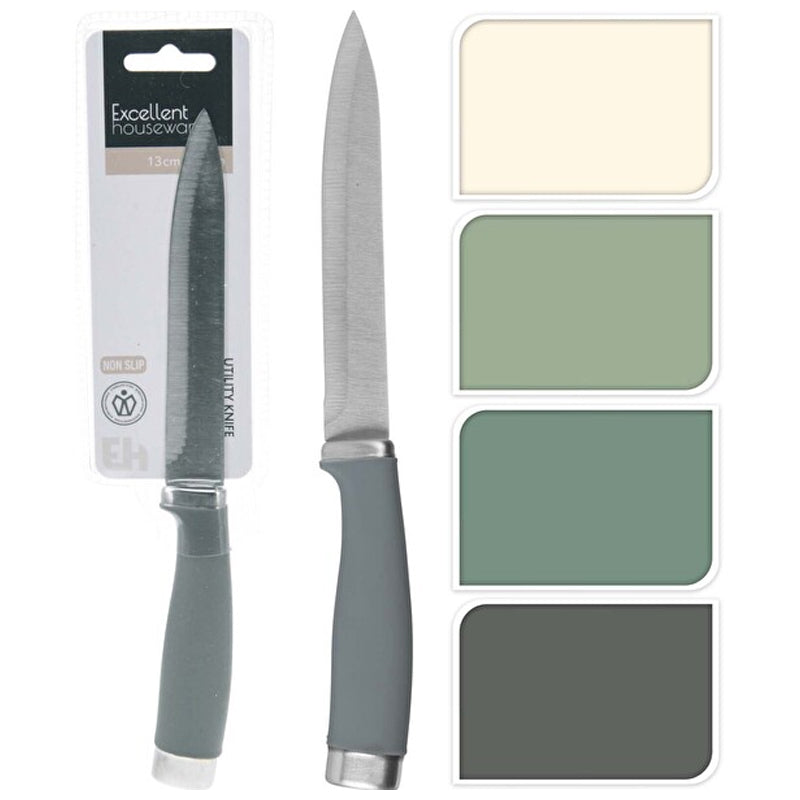 Excellent Houseware Utility Knife 13Cm - Grey