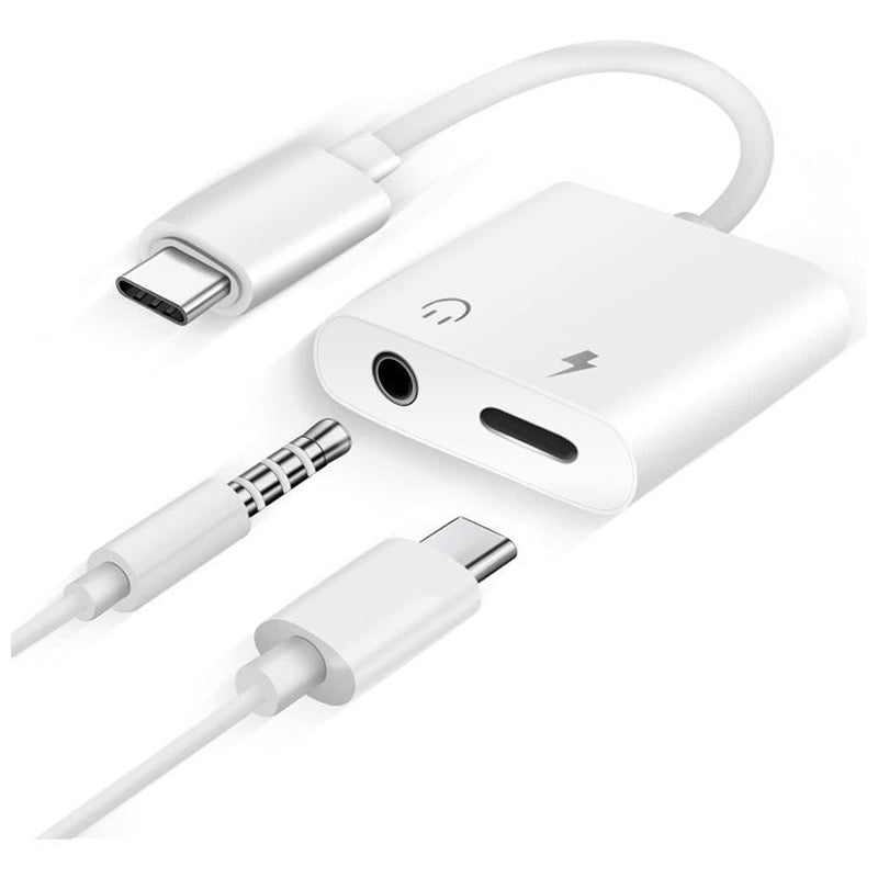 Headphone Audio Adapter-White