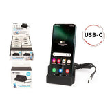 Diamond Visions Charging Cell Phone Stand -Black