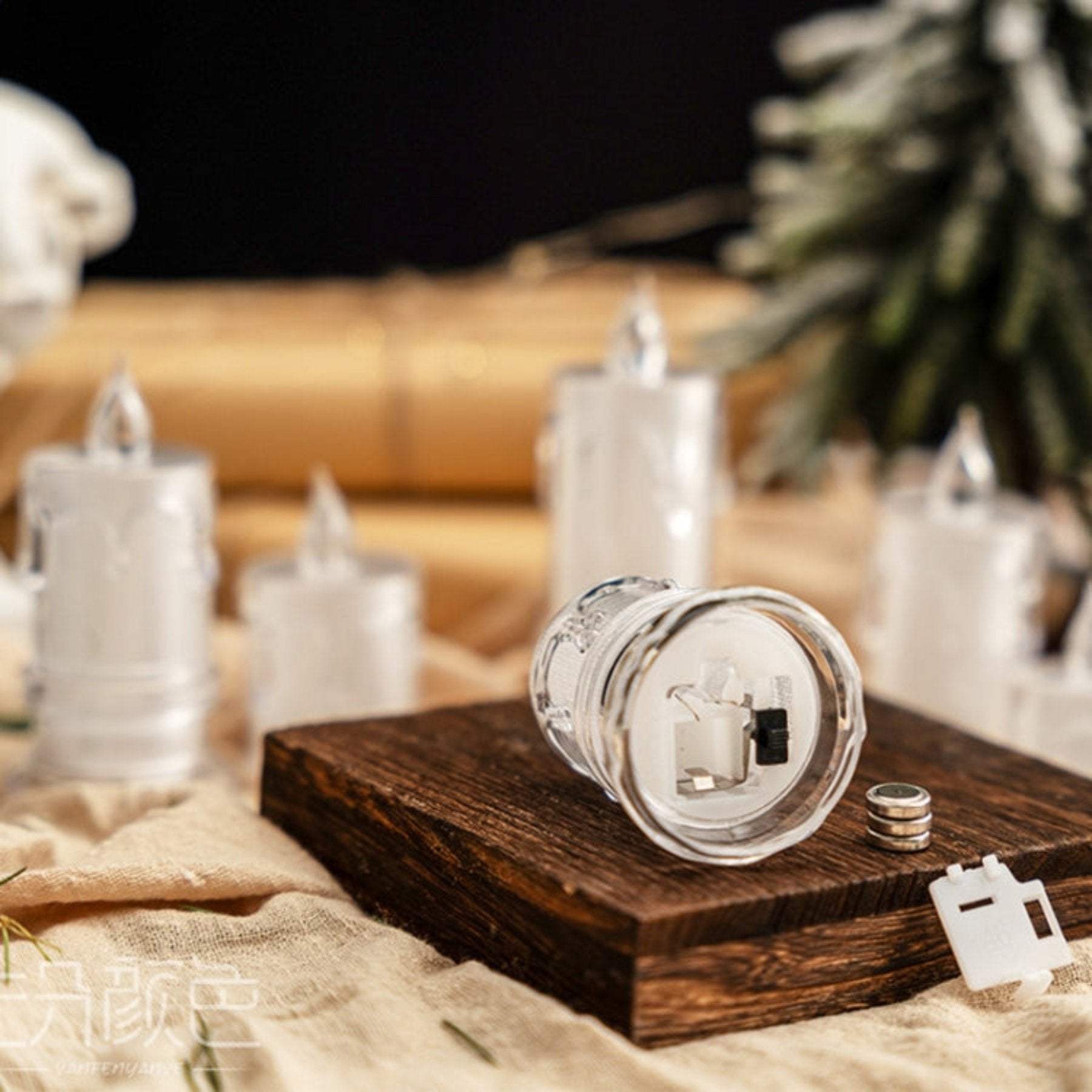 LED Flameless Frosted Candle Votive