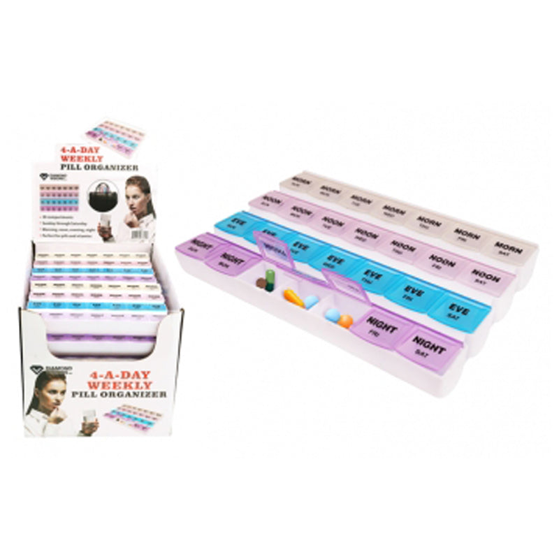 Apex Jumbo 7 Days Pill Box - Multicolor