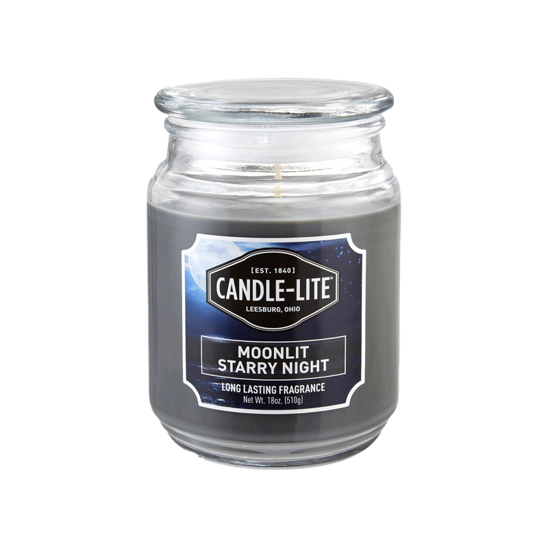 Candle Lite Candle Edes 18Oz Moonlt Starynight - Blue