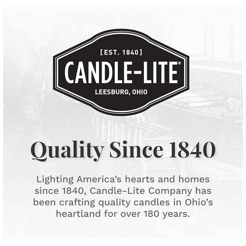 Candle-Lite Candle Edes 510 Gram Chasing Butterfl -Off-White